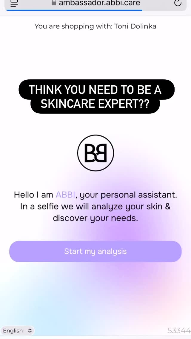 “I couldn’t do what you do! I don’t know enough about skin care.” 
Truth is I don’t either but that’s the beauty of ABBI. The tech does the heavy lifting, and you just share what you love. No fancy degrees, no memorizing ingredients - just helping others glow in their own skin 💖 
If you’ve ever doubted yourself - same! Let’s talk about it. 💬